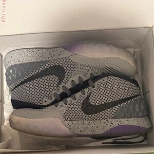 Nike Black and Gray High-Top Sneakers